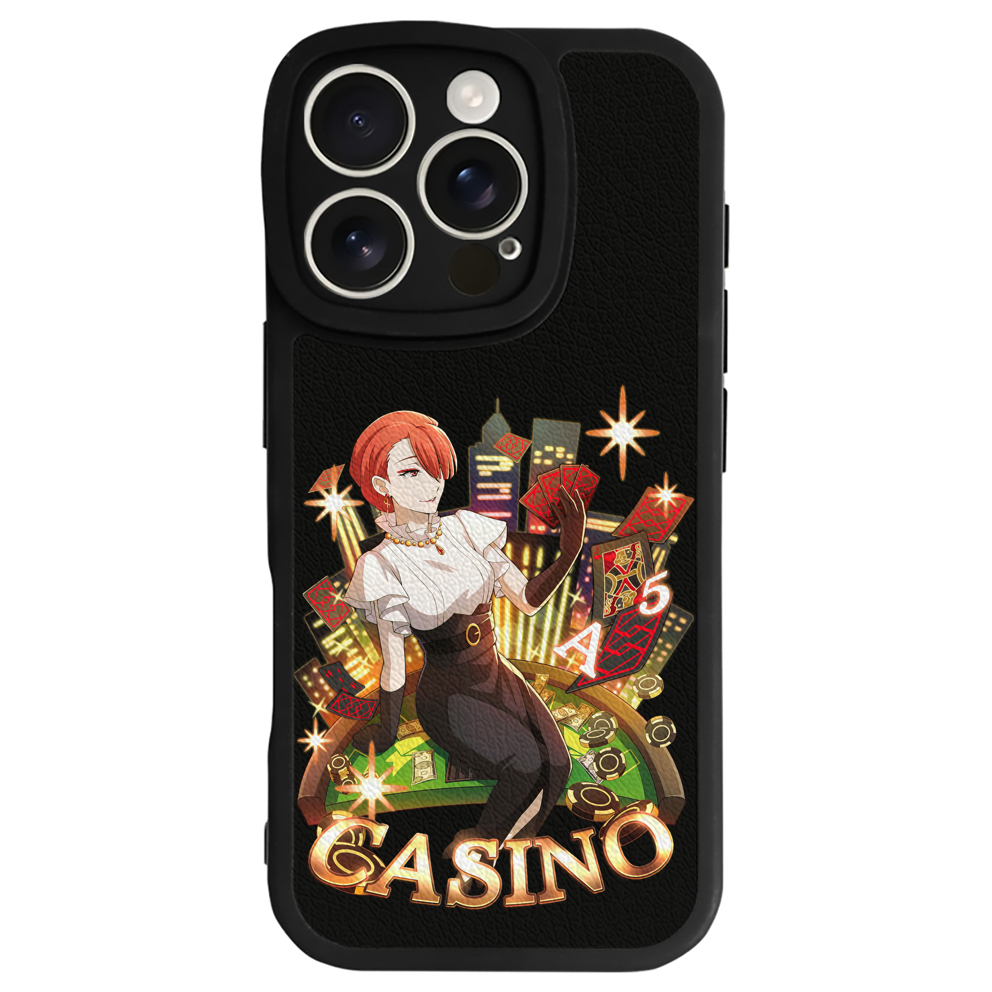 （画像用） 文豪ストレイドッグス Bungo Stray Dogs 【iPhone 16シリーズ対応】シリコンスマホケース（レザー調） 材質：シリコン